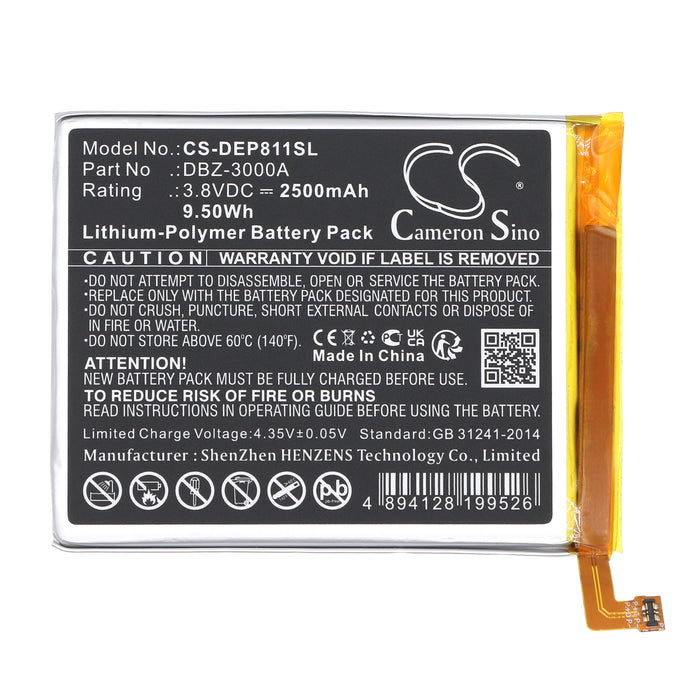 Dirt Devil 8100 8100 Plus DSB-0400 Mobile Phone Replacement Battery