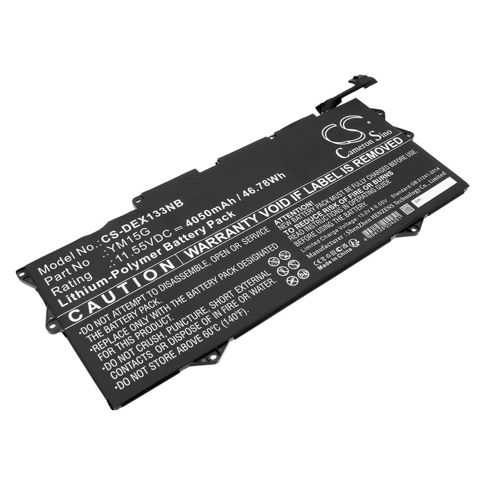 Dell XPS 13 9315-P1708LTW XPS 13 9315-D1705S XPS 13 9315-C0NNP XPS 13 9315-WP01KR XPS 13 9315 Laptop and Notebook Replacement Battery