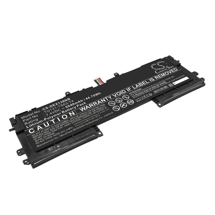 Dell Schenker S306, TU131, U13S881, XPS 13-8808, XPS 13D-8808, XPS13 8808, XPS13D-2501, XPS13D-2508, XPS13D-26 Laptop and Notebook Replacement Battery