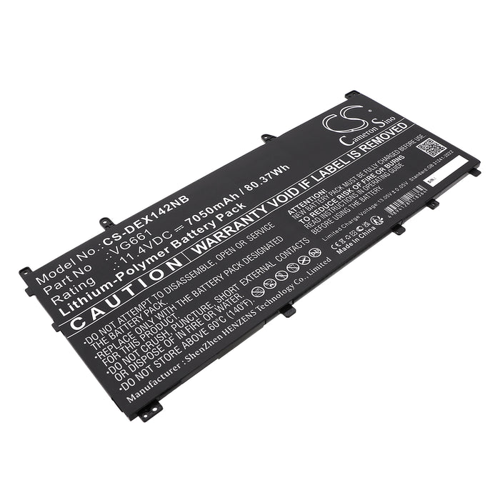Dell Alienware X14 R1 Alienware X14 R2 7050mAh Laptop and Notebook Replacement Battery