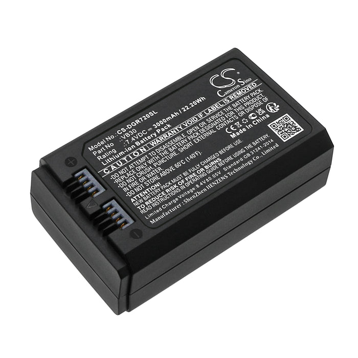 GE V1 Pro V850 Ⅲ V860 Ⅲ MF-R76 Ring 72 AD100 Pro LED Light Replacement Battery