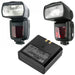 Flashpoint Zoom Li-on Flash VB-18 Zoom Li-on R2 TTL LED Light Replacement Battery