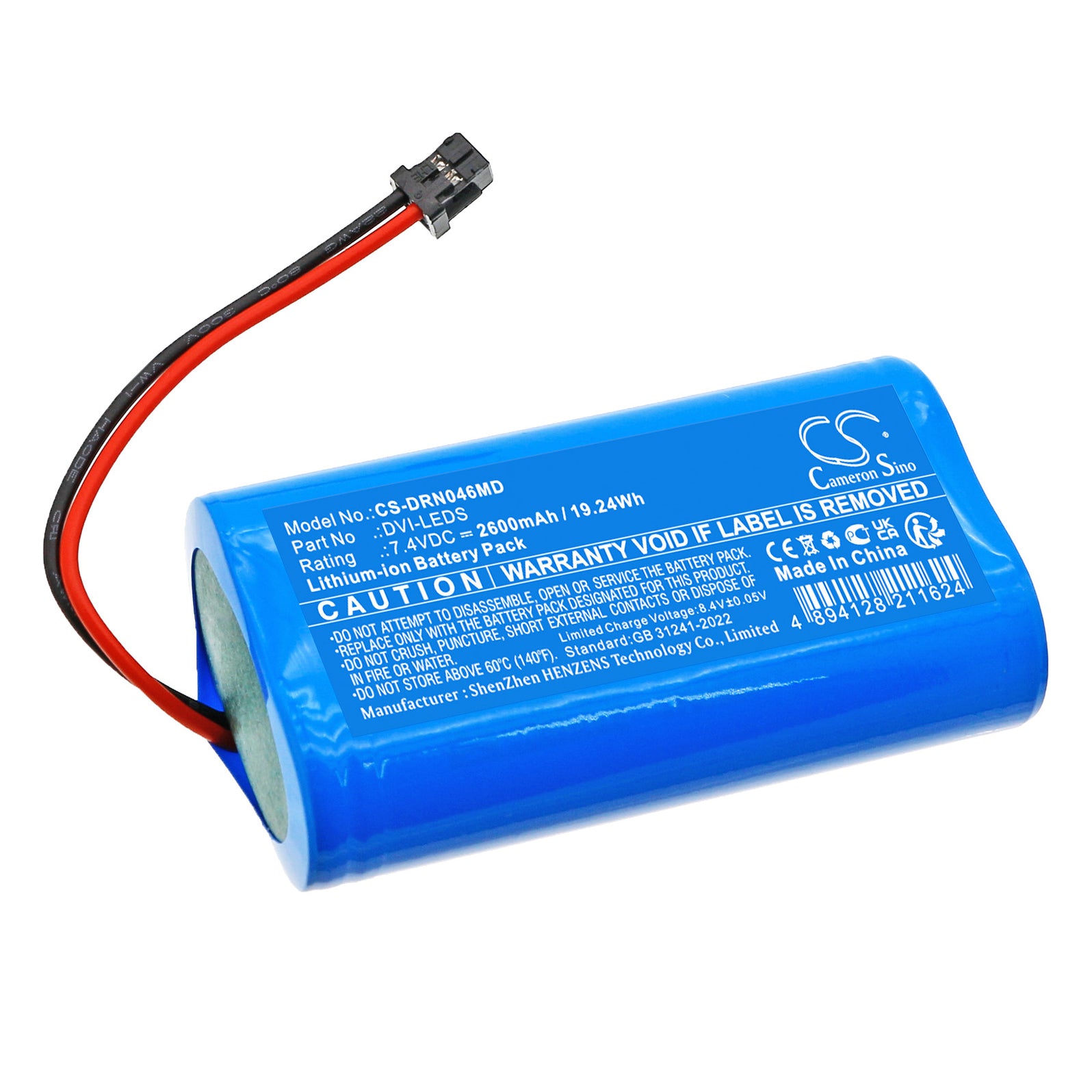 Vision LED DayLite,LED DayLite HDi 2600mAh Medical Replacement Battery ...