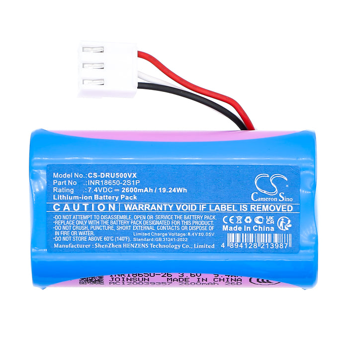 Deerma DEM-NU05 NU05 Kitchenware Replacement Battery