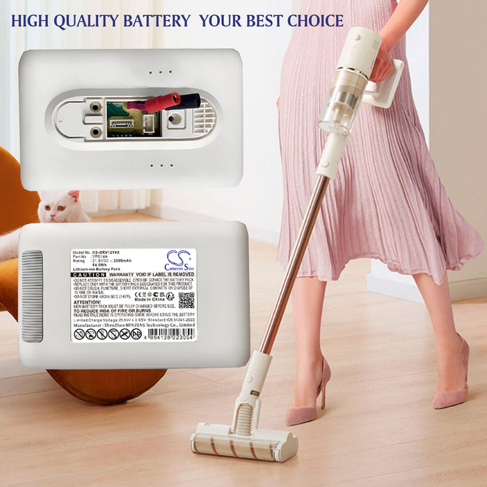 Dreame V12 Slim,V11 GR Vacuum Replacement Battery