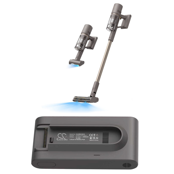 Dreame Z10 Z10 Station Cordless Stick Vacuum Vacuum Replacement Battery