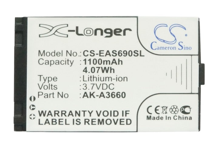 Emporia A3690 SafetyPlus Mobile Phone Replacement Battery