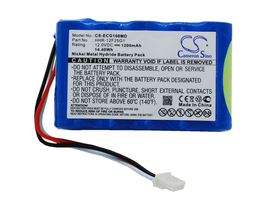 Kenz Cardico ECG-108 ECG-110 Medical Replacement Battery