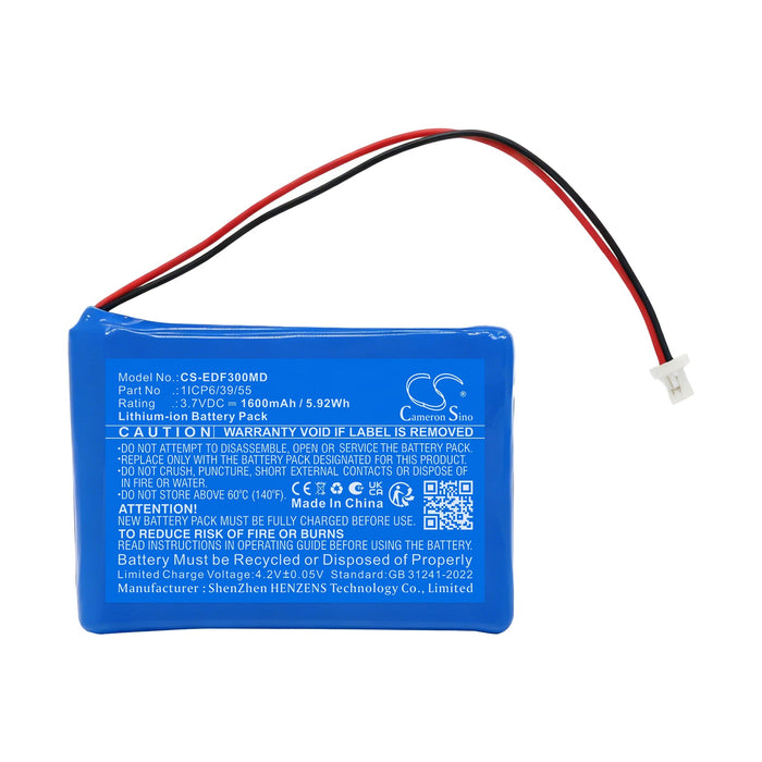 Edan FTS-3 Fetal Telemetry FTS-6 Fetal Telemetry Medical Replacement Battery