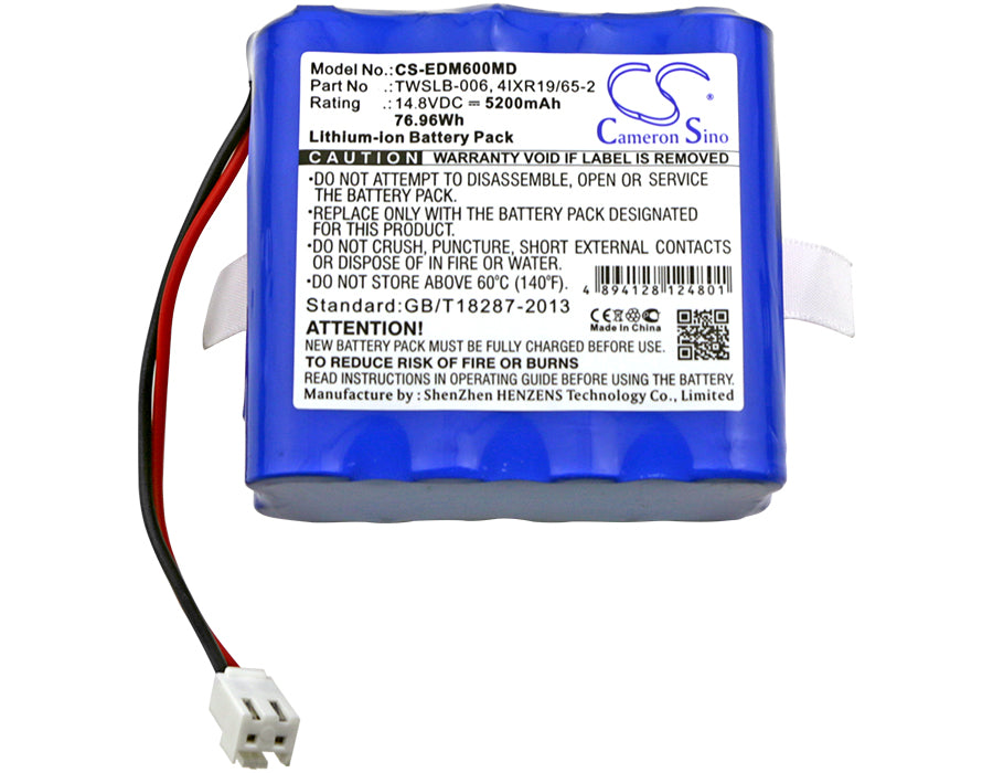 Edan F6 5200mAh Medical Replacement Battery