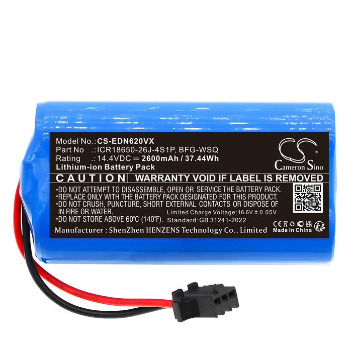 Genio Deluxe 500 2600mAh Vacuum Replacement Battery