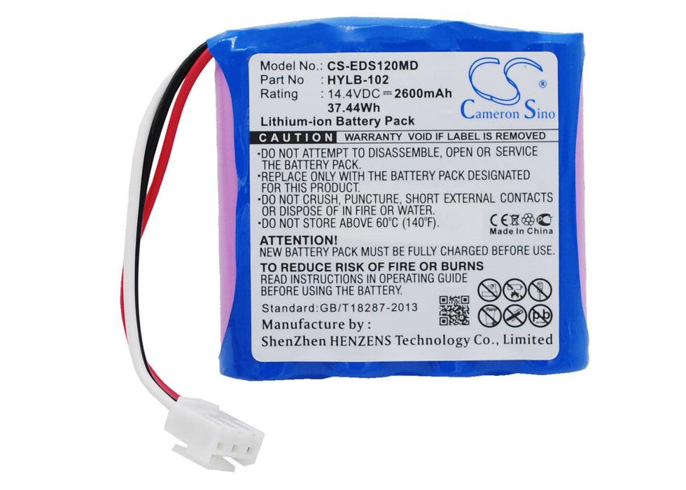 Comen CM1200B ECG CM-1200B ECG 2600mAh Medical Replacement Battery