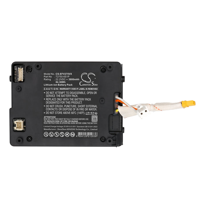 Eufy Mach V1 T2750 Wet & Dry T2750G11 Vacuum Replacement Battery