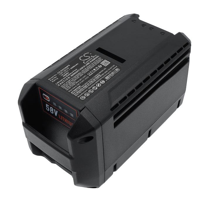 AEG 58V Blower Cordless, 58V Brushcutter Cordless, 58V Chainsaw 18in Cordless,58V Lawn Mower 21in SP Cordless, 58V Law Garden Tool Replacement Battery
