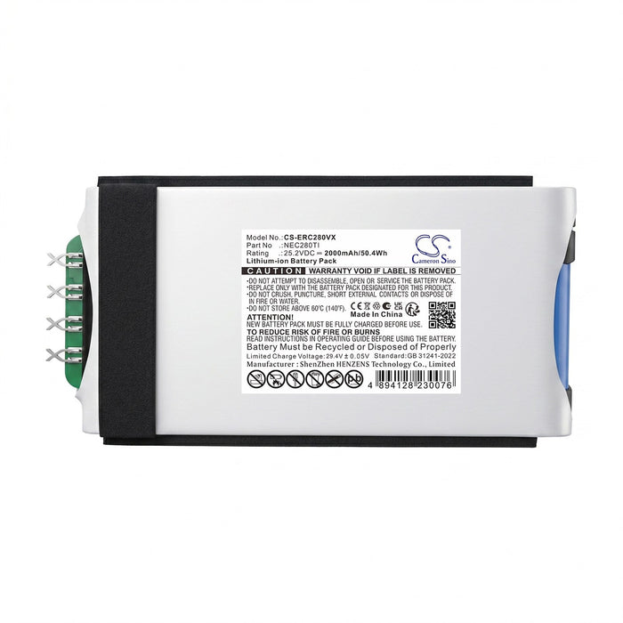 Eureka NEC280 NEC280TL NEC285GR Vacuum Replacement Battery