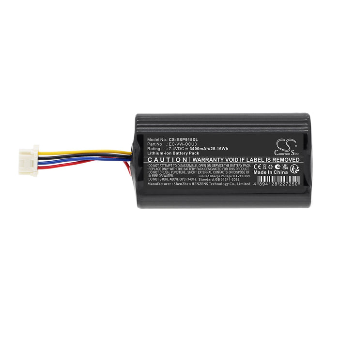 Skoda Fabia PJ 2022 Kamiq NW 2019 Kamiq NW 2020 Karoq ND 2018 Kodiaq NV 2018 Kushaq PA 2021 Rapid NH 2013 3400mAh Emergency Supply Replacement Battery