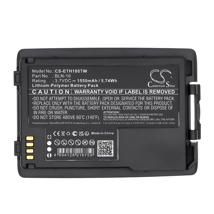Eads Cassidian TH1N 1550mAh Two Way Radio Replacement Battery