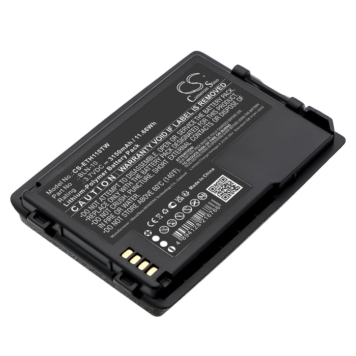 Tetra Cassidian TH1N 3150mAh Two Way Radio Replacement Battery