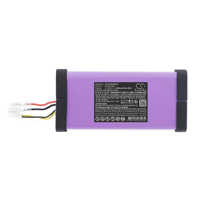 Ezviz CS-RH1 RH1 3-in-1 Smart Cordless Wet & Dry Vacuum Cleaner Vacuum Replacement Battery