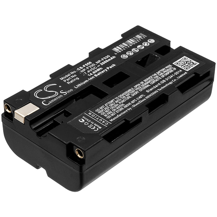 Blackmagic Design Video Assist 12G HDR monitor 2000mAh Camera Replacement Battery
