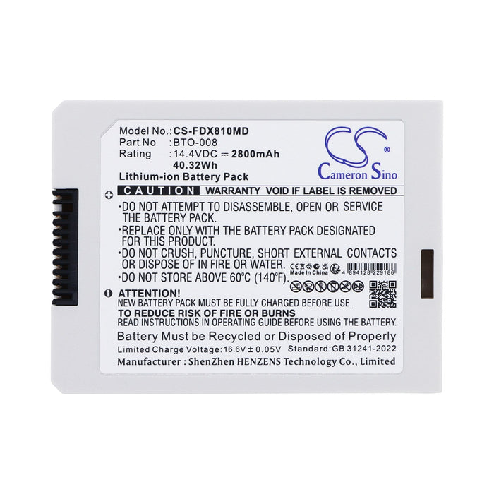 Fukuda Denshi DS8100 Monitor Medical Replacement Battery