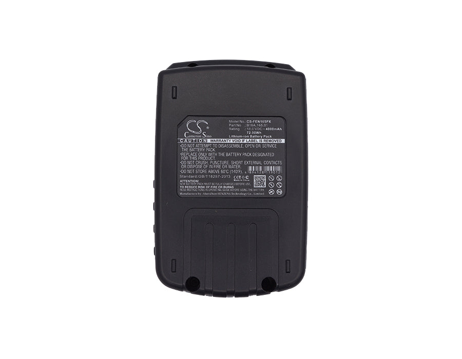 Fein ASCT 18 ASCT 18 M ASCM 18 ASCM 18 QX ASCM 18 C ASCM 18 QXC ASB 18 ASB 18 C ABS 18 ABS 18 C ASCD 18 W2 ASCD 4000mAh Power Tool Replacement Battery