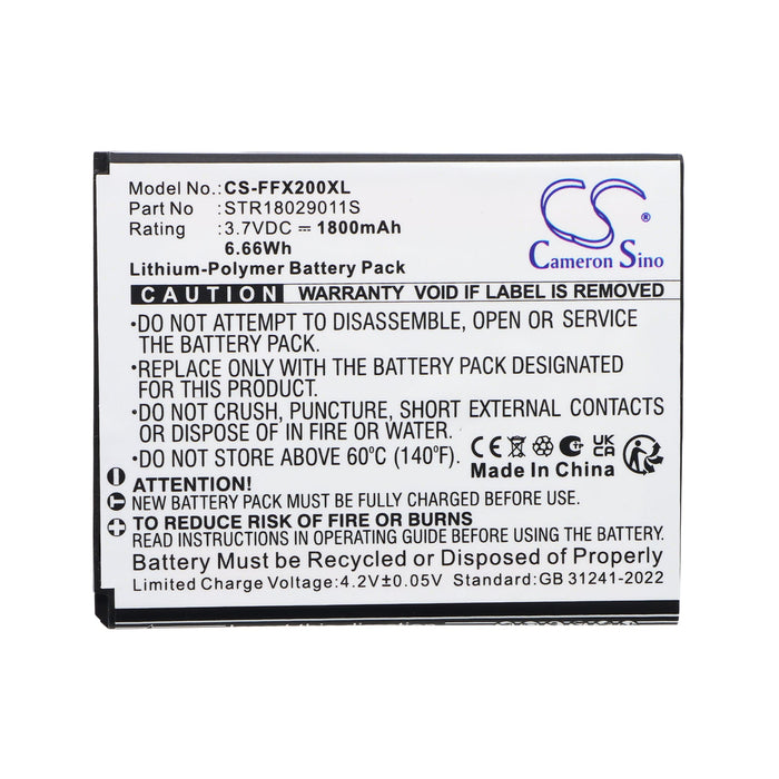 Famoco FX100 FX200 FX100 Bio ID Card Reader Replacement Battery