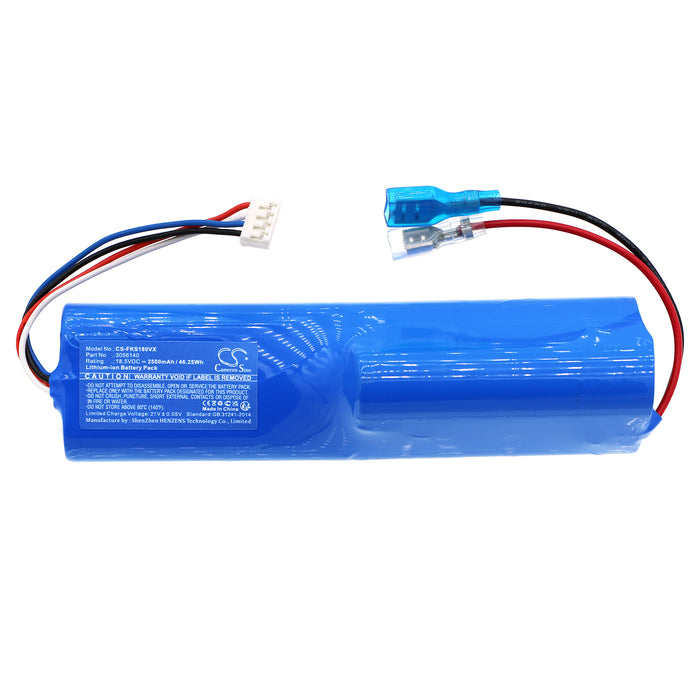 Fakir AS 1800 T, AS WH Racing Edition, premium Vacuum Replacement Battery