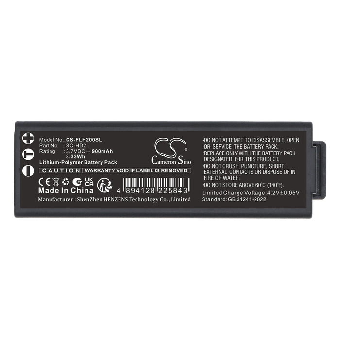 Firefighter 1080P High Definition Waterproof Metal Camera Multimedia Replacement Battery
