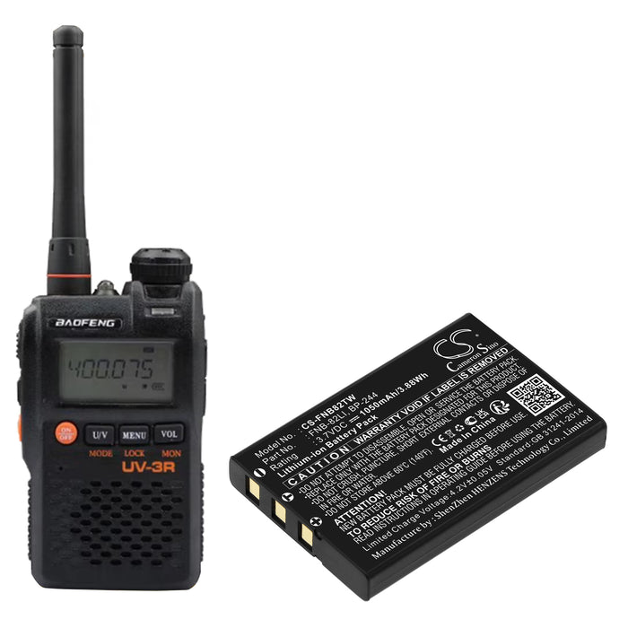 Icom IC-RX7 Two Way Radio Replacement Battery