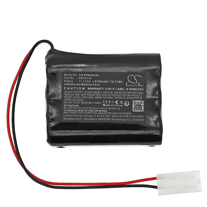 Foxpro banshee cs24 cs24b cs24c hellfire krakatoa krakatoa-ii screaming banshee shockwave snow commando x1 x 6700mAh Outdoor Sport Replacement Battery