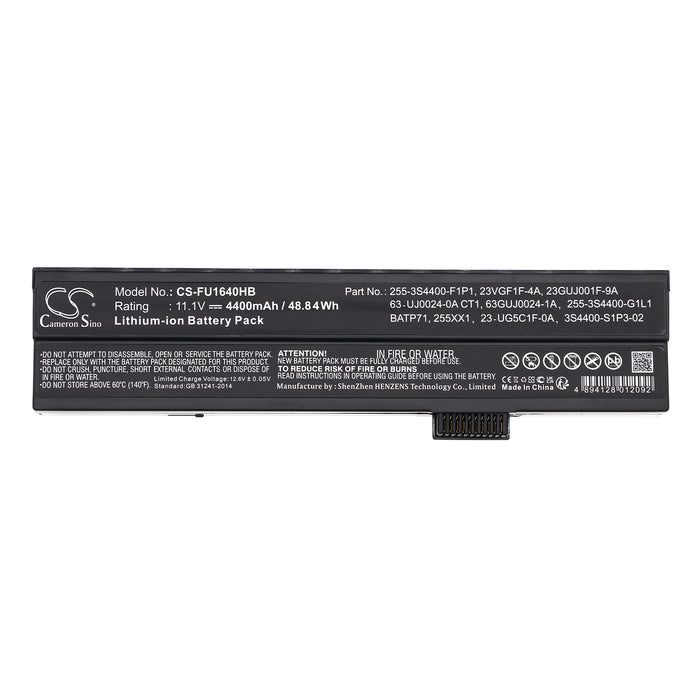 Uniwill 255 259 245 245ii0 245ti0 255ti2 9ia2 259ia3 259ia7 259ii0 259ti2 255ELx 255EN 255ENx 255II3 255IIx 25 Laptop and Notebook Replacement Battery