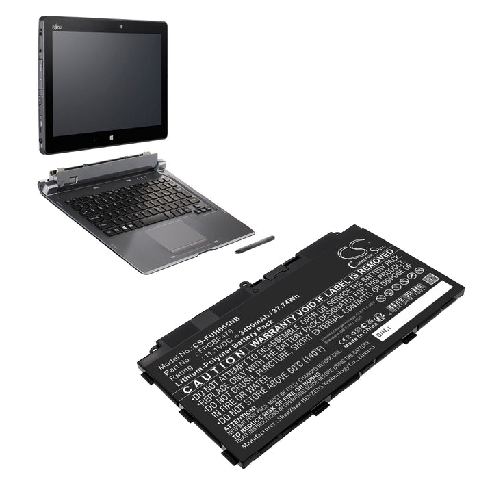 Fujitsu Stylistic Q616 Stylistic Q665 Stylistic Q738 Stylistic Q739 Laptop and Notebook Replacement Battery