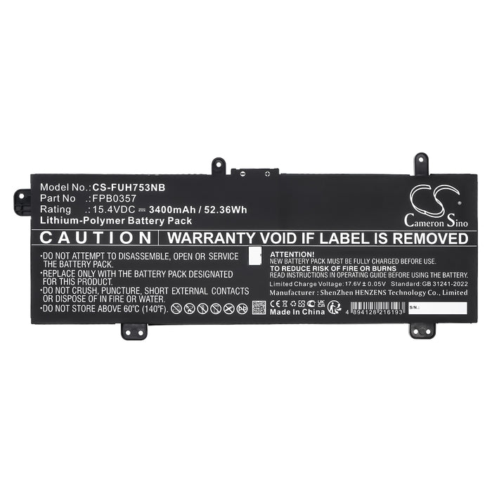 Fujitsu LifeBook CH75 E3 LifeBook CH90 E3 LifeBook WC1 E3 LifeBook WC2 E3 Tablet Replacement Battery