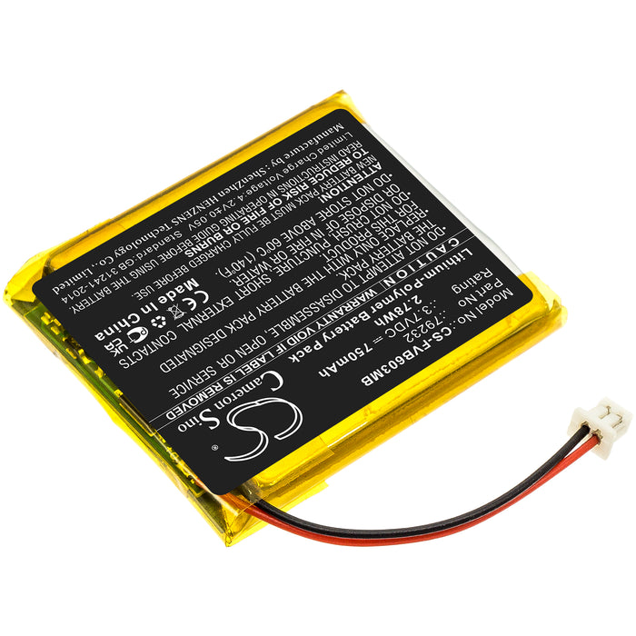 Lionelo Babyline 5.1  2 wires version  Baby Monitor Replacement Battery