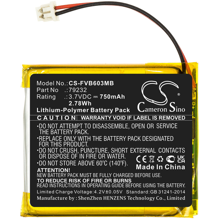 Lionelo Babyline 5.1  2 wires version  Baby Monitor Replacement Battery