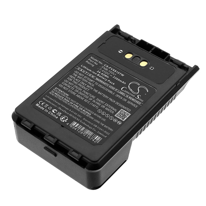 Yaesu FT-1DR FT-2DR FT-3D FT-8DR VX-8DR VX-8GR VX-8R 3300mAh Two Way Radio Replacement Battery