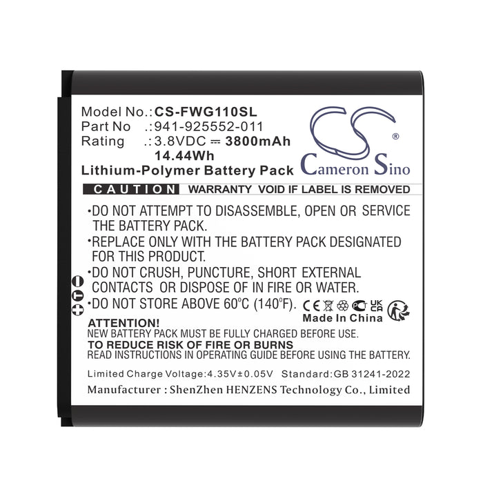 JexStream RG1100 Hotspot Replacement Battery