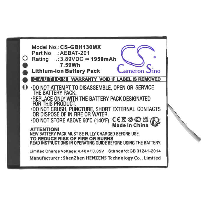 Google Hero 13 Camera Replacement Battery