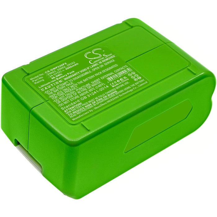 Powerworks 2CM P24LM32,P24AB,P24ST 4000mAh Power Tool Replacement Battery