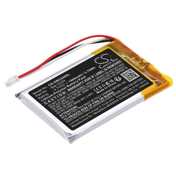 GHB UU24 UU24RX Baby Monitor Replacement Battery