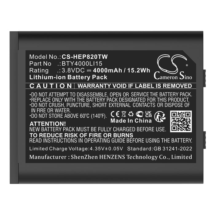 TD Tech EP820 Two Way Radio Replacement Battery