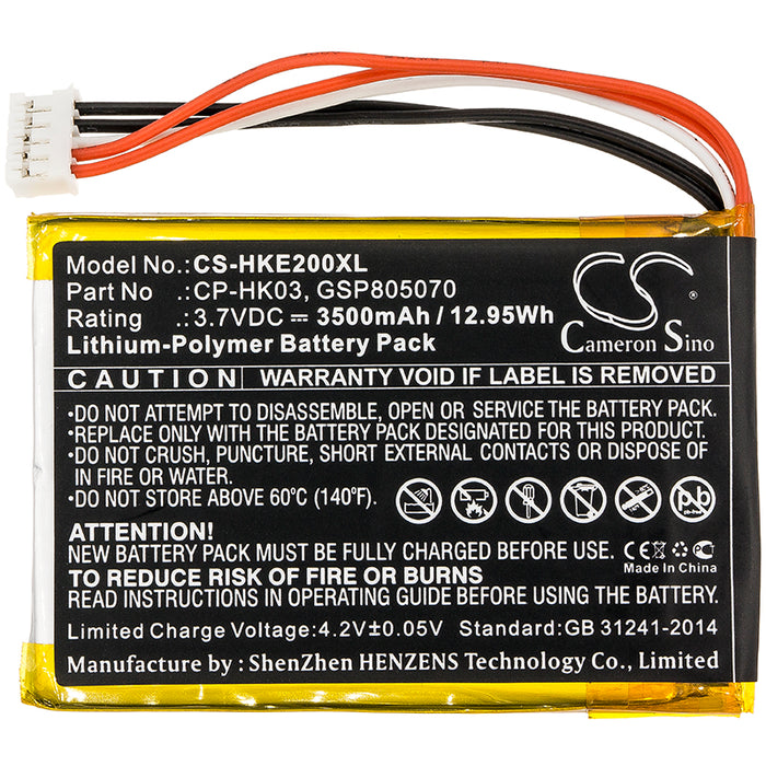 Harmon Kardon Esquire 2 3500mAh Blue Speaker Replacement Battery