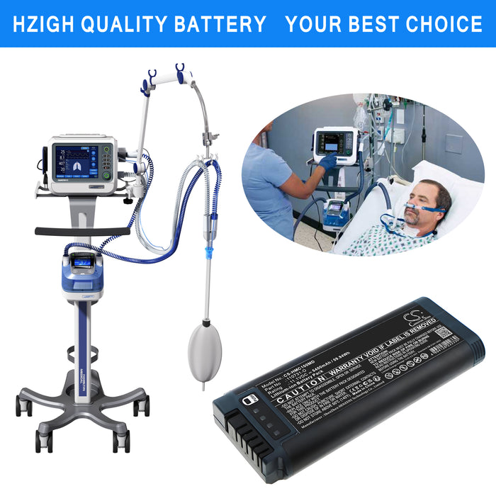 Hamilton C1 MRI1 T1 5400mAh Medical Replacement Battery