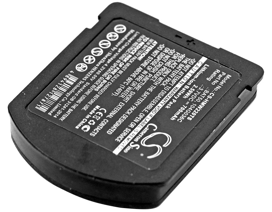 HME 1402,6200 EOS HD,DX410 beltpacks,EOS,EOS 6200,HD Systems,HS6100,HS6200,Ion,ION 6100,IQ,WH220 Headphone Replacement Battery
