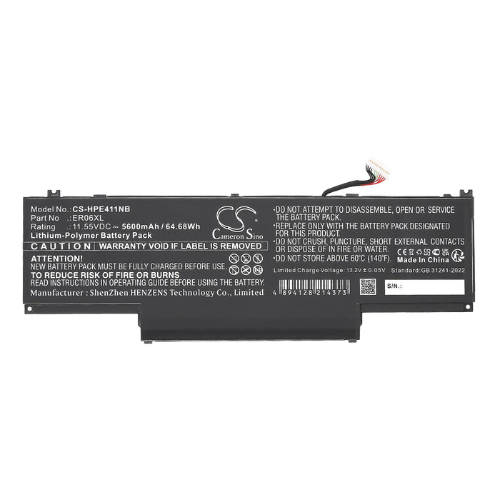 HP Elite x360 1040 G11 EliteBook 1040 G11 EliteBook x360 1040 G11 Laptop and Notebook Replacement Battery