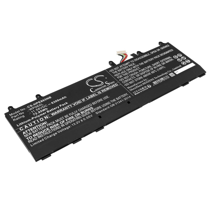 HP EliteBook 860 G9 5Z6B1EA, EliteBook 860 G9 5Z6B5EA, EliteBook 860 G9 5Z6B6EA, EliteBook 860 G9 5Z6D1EA, Eli Laptop and Notebook Replacement Battery