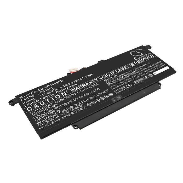 HP Dragonfly G4, Dragonfly G4 818W2EA, Dragonfly G4 819A0EA, Dragonfly G4 81A52EA, Dragonfly G4 81A65EA, Drago Laptop and Notebook Replacement Battery