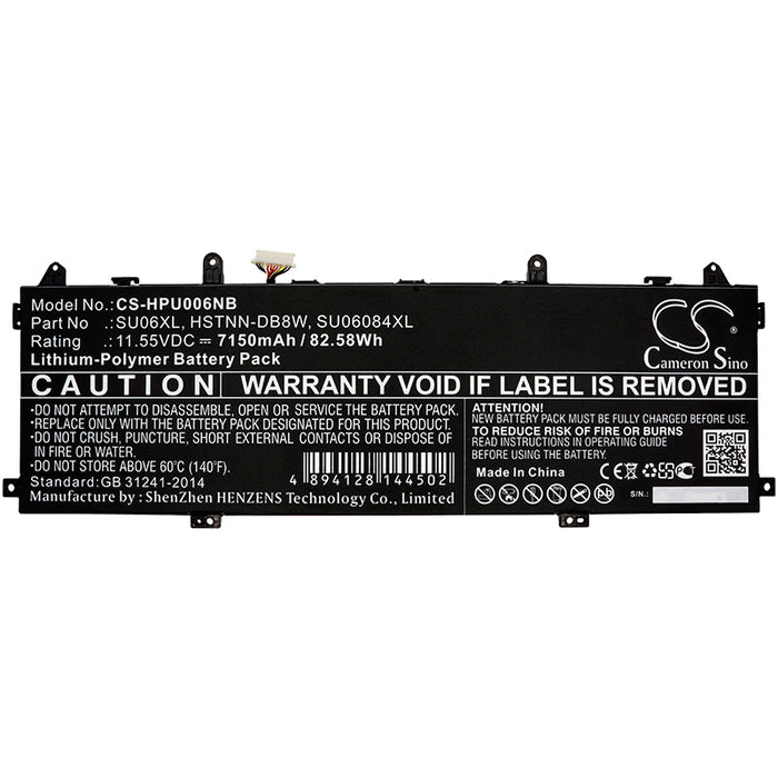 HP Spectre X360 15-DF0000,Spectre X360 15-DF0000NF,Spectre X360 15-DF0000NO,Spectre X360 15-DF0000NV,Spectre X Laptop and Notebook Replacement Battery