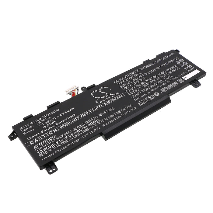 HP Omen 15-EK0009TX Omen 15-EK0010TX Omen 15-EK0011TX Victus 15-FA0007TX Victus 15-FA0011TX Victus 15-FA0020NR Laptop and Notebook Replacement Battery